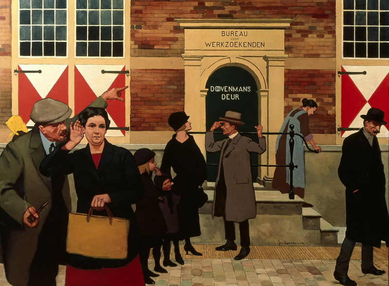 picture, genre, 1080P, Johan Braakensiek, Unemployment during the great Depression