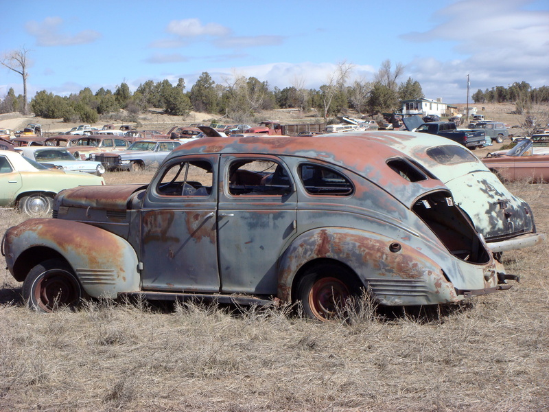 weather-beaten, day, car, plant, forget, land, obsolete, leave, automotive, transportation, antique, field, abandoned, old, damaged, Car Wreck, neglected