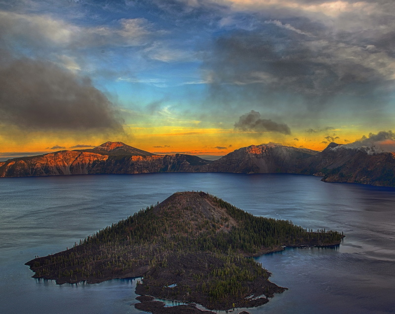 Looking, no people, klamath, mountain, Park, Overlook, tranquility, Island, East, day2, National, view, Clouds, watchmanoverlook, States, 5K, hdrefexpro