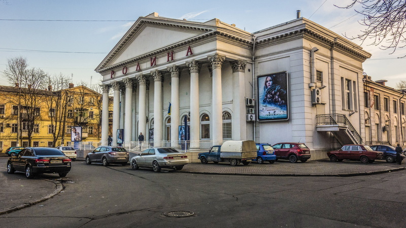 birthplace, machinery, 5K, cinema, plant, outdoors, architecture, city, incidental people, road, nature, odessa, day, car, asphalt, building, mode of transportation
