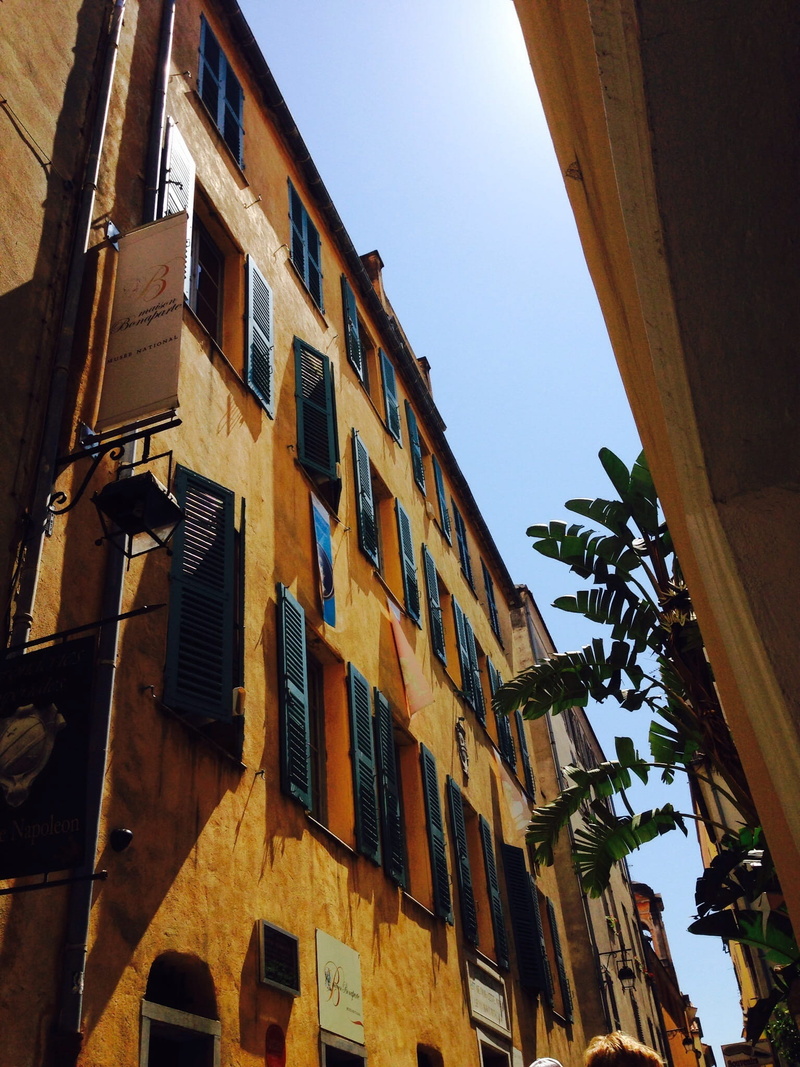 Birthplace, building, clear sky, day, facade, Napoleon, apartment, no people, plant, residential district, live, Corsica, architecture, city, Home, old