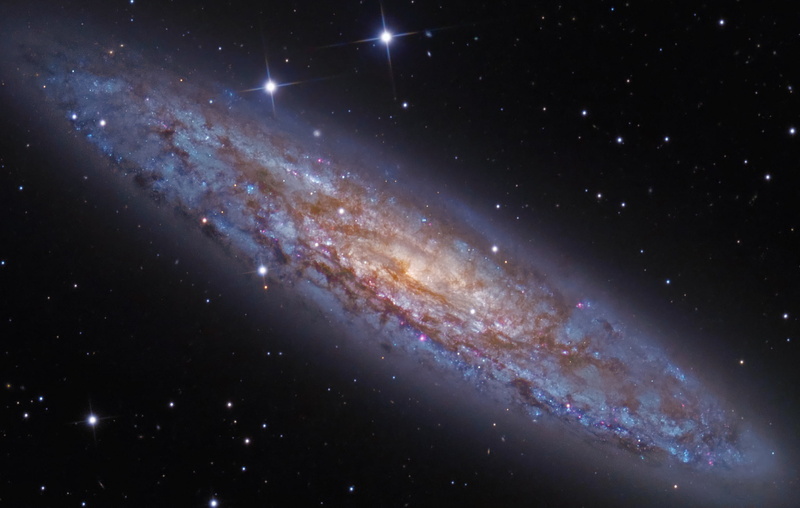 majestic, Sculptor, astronomy, scenics - nature, NGC 253, mystery, space, galaxy, stars, spiral, satellite view, night, 1080P, beauty in nature, no people