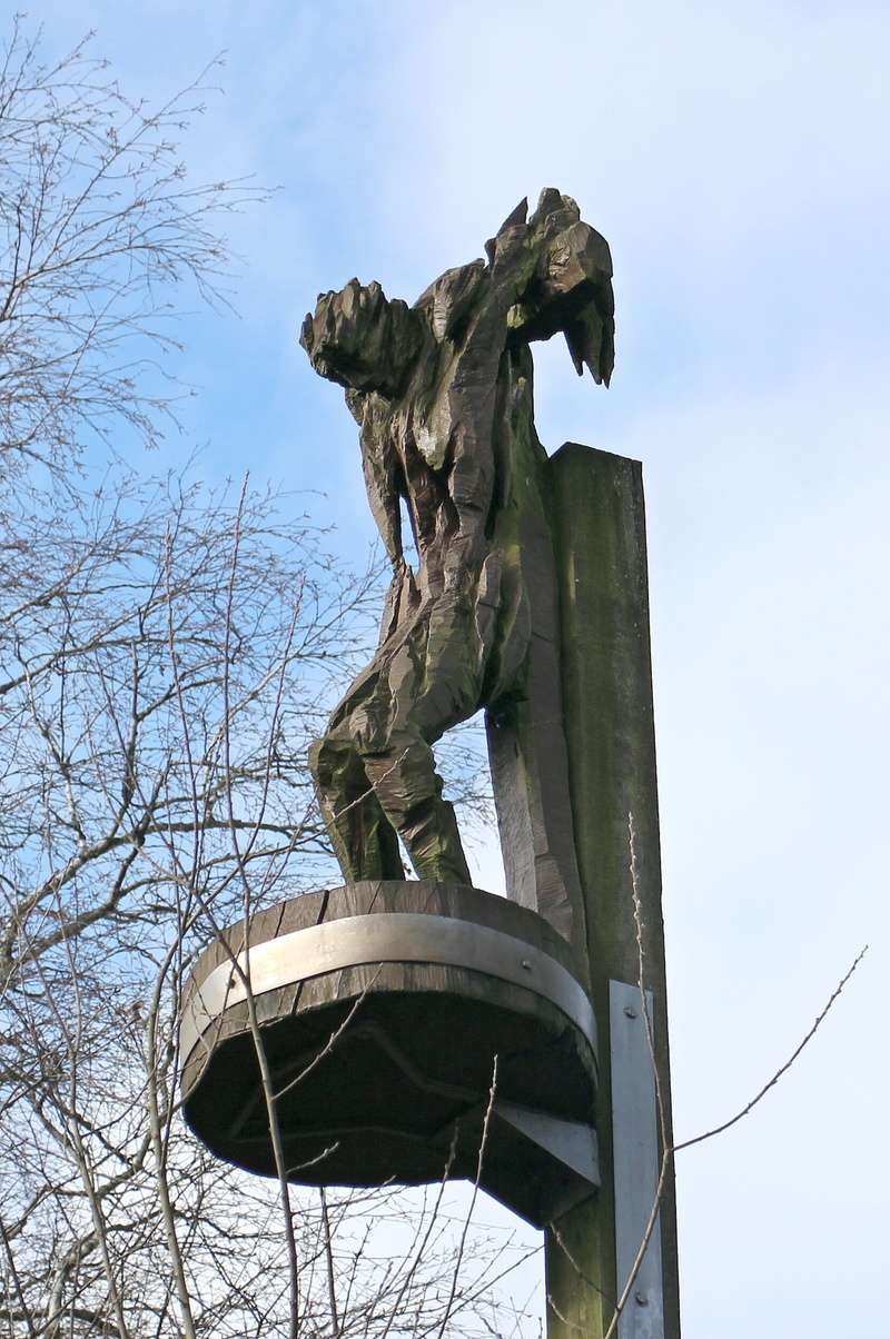 psychology, live, representation, no people, built structure, outdoors, sculpture, bare tree, human, artwork, jesus cross, art and craft, wood sculptor