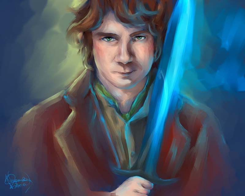 young Adult, blue, looking, headshot, holding, smiling, emotion, real people, teenager, adult, character, 1080P, portrait, human Face, sword, hobbit, leisure activity