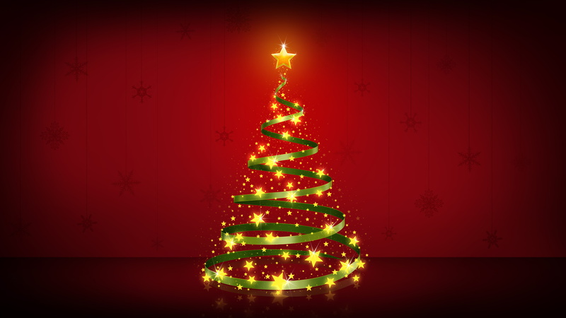 Xmas tree, 5K, 5K