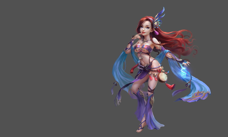 xiaomaijishou. Kang, Chaos, the game, costume design, 1080P, Online