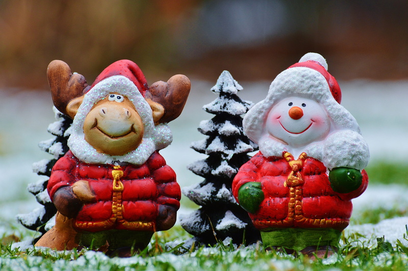 plant, happy fixed, nature, mood, happy, figurines, holidays, christmas card, advent, christmas time, christmas moose, deer, snowman, christmas motif, 4K