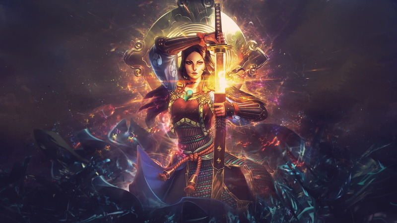 Smite, Video Game, 1080P, Amaterasu (Smite)