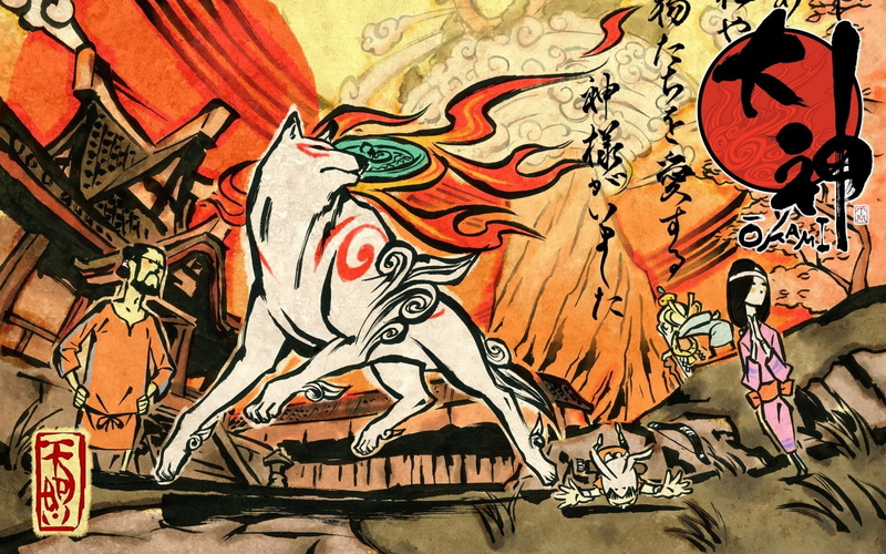 1080P, Video Game, Ōkami, Amaterasu