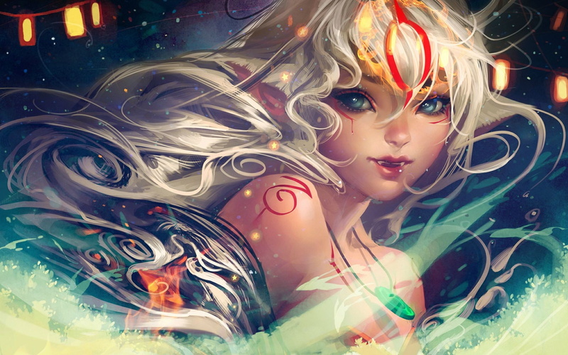 1080P, video, okami, amaterasu, games