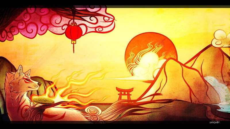 built structure, furry amaterasu okami, human representation, chinese new year, belief, representation, lighting equipment, place of worship, religion