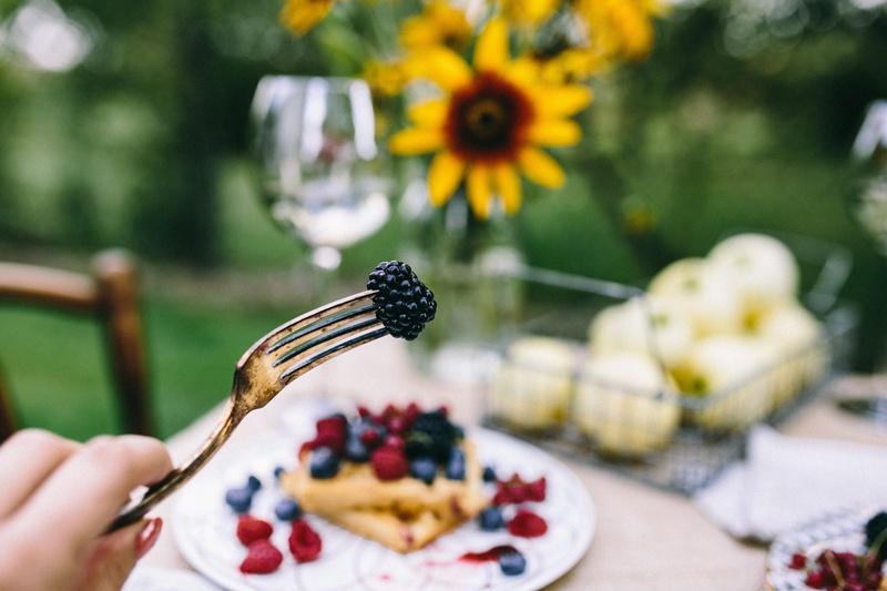 dessert, breakfast, flowering plant, temptation, relax, freshness, picnic table, in the garden, day, summer, hand, berry Fruit, flower, rest, garden, healthy Eating
