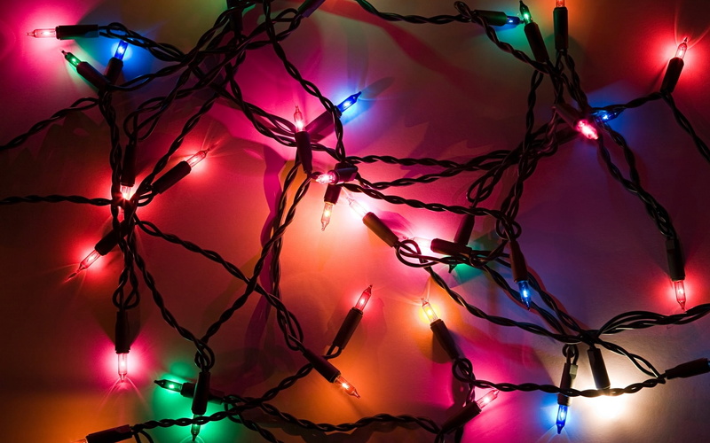Colored, Festive, Lights, 1080P