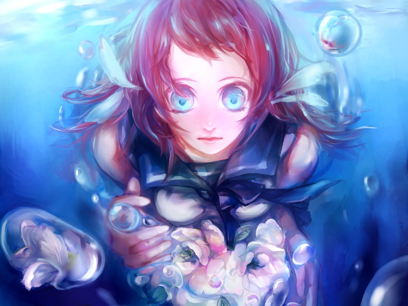 Manaka Mukaido, Anime, 1080P, Nagi no Asukara