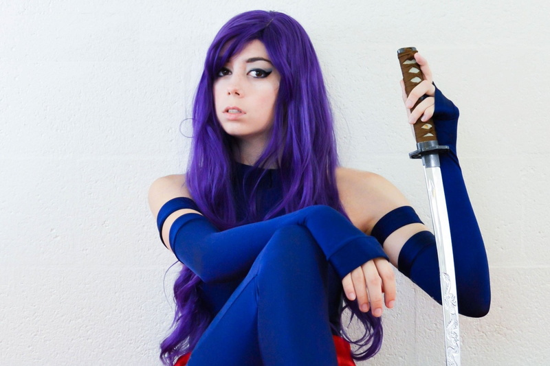 1080P, Cosplay, Psylocke (Marvel Comics), X-Men, Uncanny Megan, Women