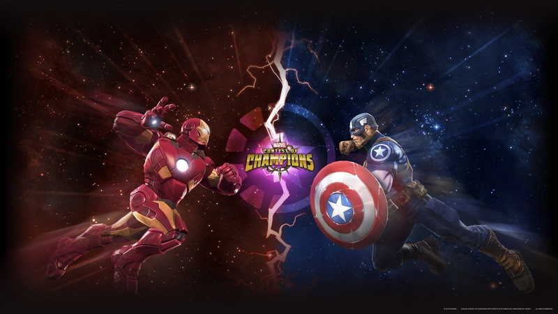 Video Game, Captain America, Iron Man, MARVEL Contest of Champions, 1080P