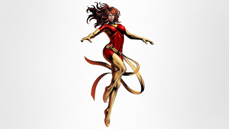cut out, high angle view, art and craft, copy space, 1080P, Marvel Comics, Simple Background, Jean Grey, red, nature, chili pepper, mid-air, creativity