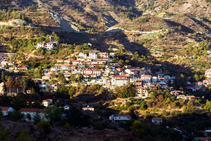 day, rural, tourism, high angle view, city, village, 5K, sightseeing, settlement, europe, land, community, cyprus, countryside, top, built structure, travel