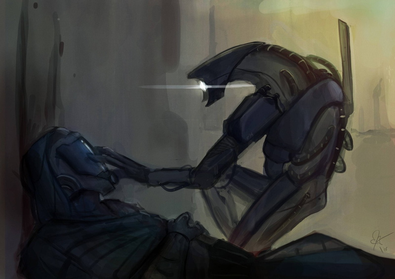 1080P, Mass Effect, Geth (Mass Effect), Quarian (Mass Effect)