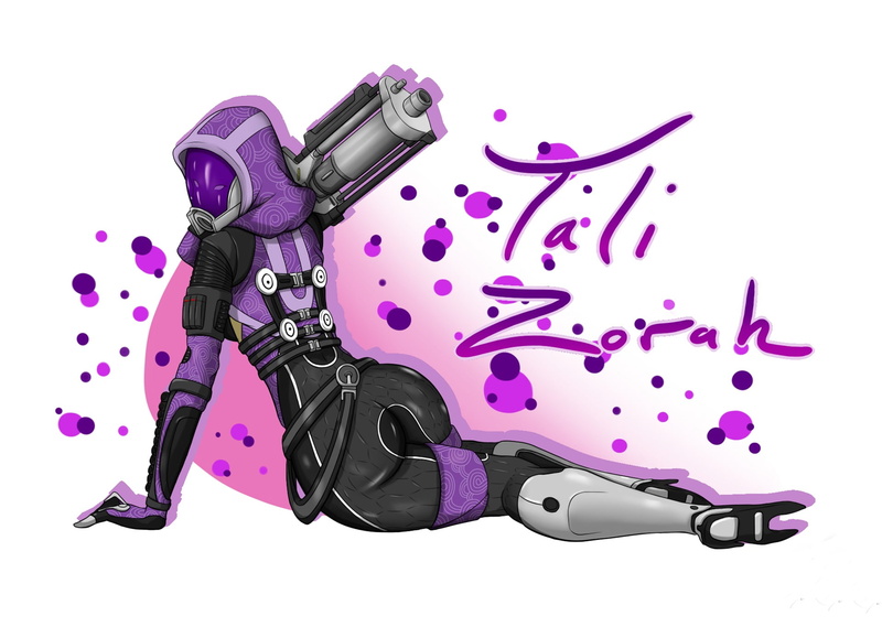 tali, Drill, Glubinny Zorah nar Rayya, Quarian, 1080P, weapons, mass effect, costume, helmet