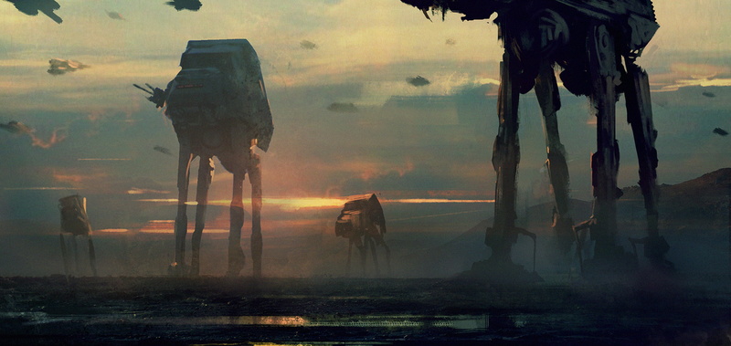 imperial walkers, star wars, robots, 1080P, art