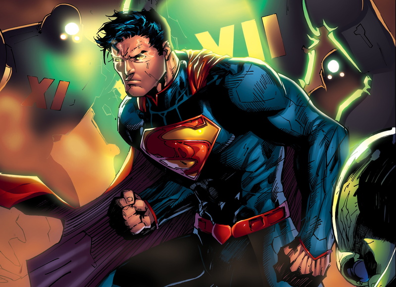 leisure activity, looking away, young men, high angle view, illuminated, sitting, real people, one person, three quarter length, 2K, Kal-El, DC Comics