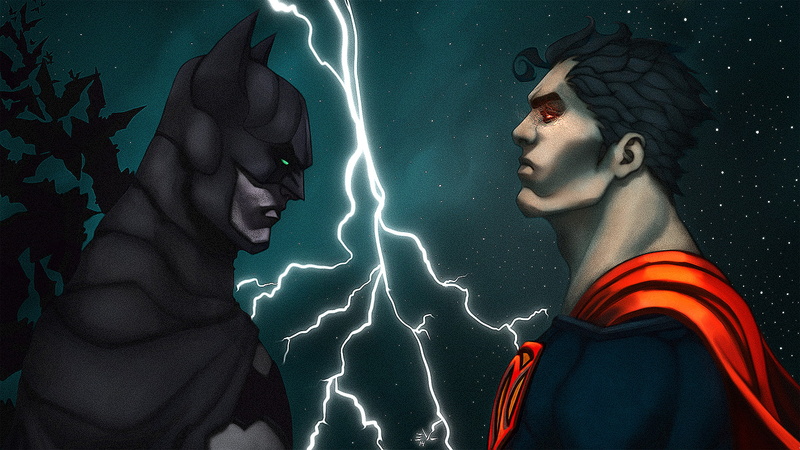 Kal-El, bruce wayne, dark knight, superman, 1080P, man of steel, dc comics, Clark Kent, batman
