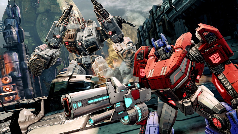 sci-fi, fall, mecha, cybertron, fighting, shooter, 4K, transformers, action