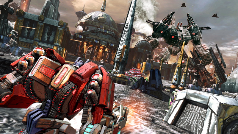 fall, fighting, shooter, cybertron, 5K, transformers, sci-fi, mecha, action