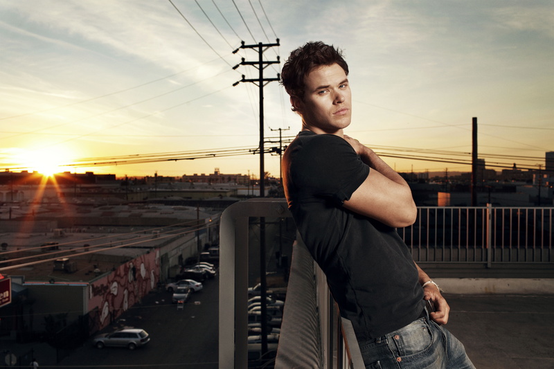 brunette, sunset, actor, Kellan Lutz, 5K, the city, look