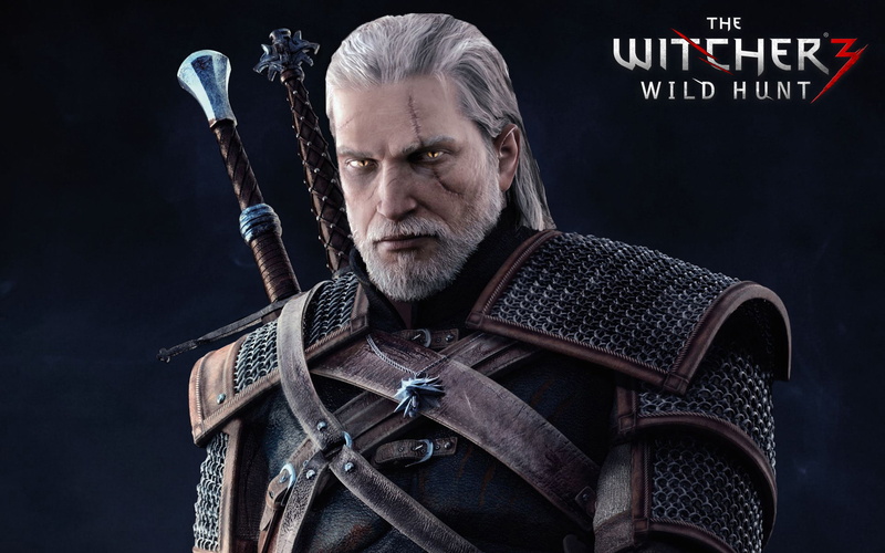 sword, 1080P, beard, The Witcher 3: Wild Hunt, Geralt, Andrzej Sapkowski, CD Projekt RED