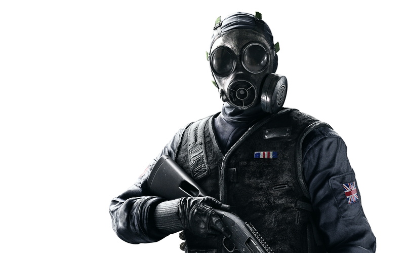 copy space, 4K, cut out, mask, clothing, gas mask, unrecognizable person, protection, security, indoors, Ubisoft montréal, protective mask - workwear