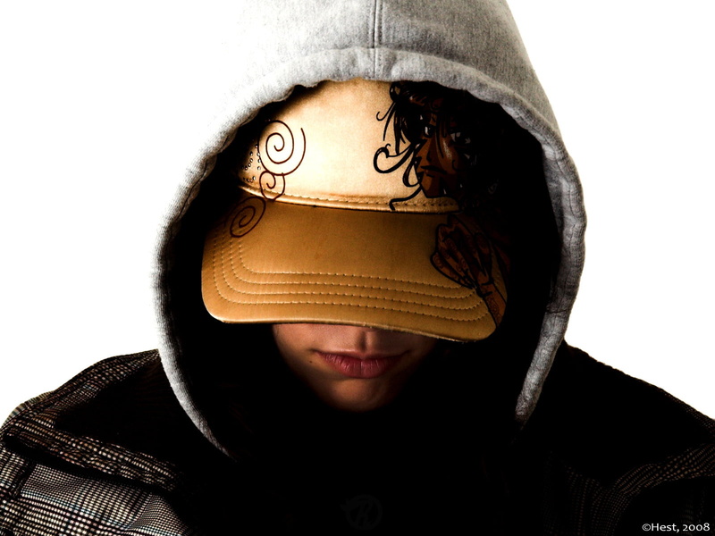rapper, front view, hood - Clothing, 720P, body part, indoors, human body part, mystery, isolated On White, clothing, hat, people, cultures, hoodie, headshot
