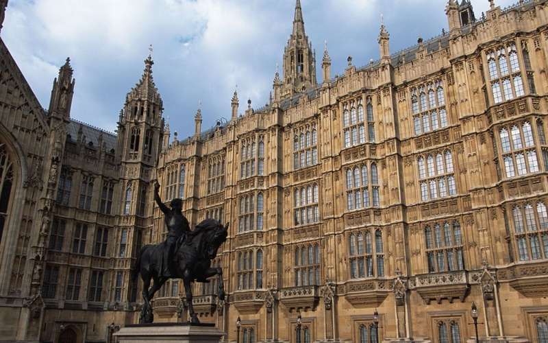 1080P, town Square, travel Destinations, statue, built Structure, houses Of Parliament - London, sky, uK, no people, building Exterior, famous Place, livestock