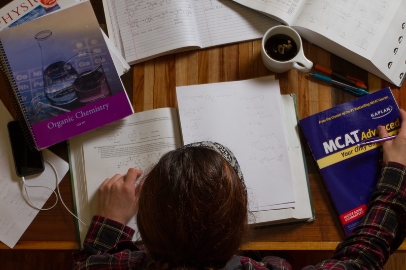 table, headshot, 5K, sitting, mcat, chemistry, finals, studying, one person, publication, indoors, school, mcpherson, women, child, craft coffee parlor