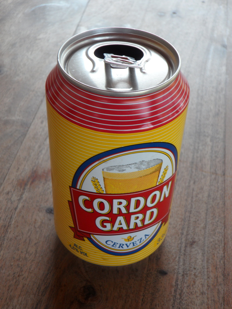 still life, box, silver colored, container, spanish, drink can, high angle view, red, party, tin, food and drink, drink, celebration, cans beer, text, spain