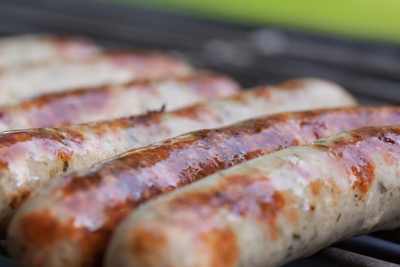 freshness, grill, pork, grilled, sausage, processed meat, food and drink, 4K, ready-to-eat, no people, meat, healthy eating, outdoors, gentlemens evening