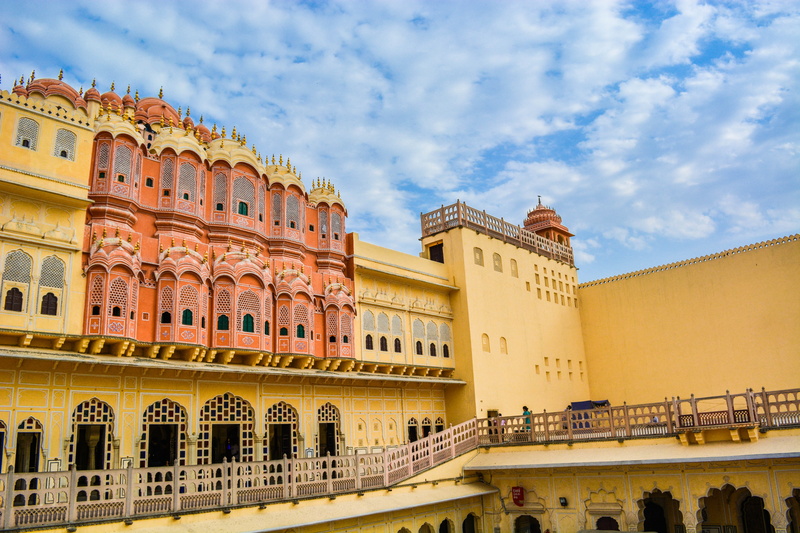 architecture, sky, window, bridge, building, bridge - man made structure, nature, clouds, rajasthan, landscape, cloud - sky, tourism, built structure, building exterior