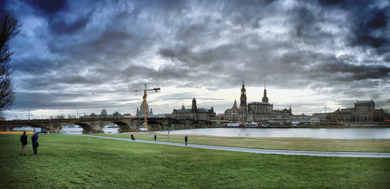 outdoors, vacation, dresden, germany, landmark, people, tourism, landscape, tower, architecture, europe, nature, saxony, city, built structure, elbufer
