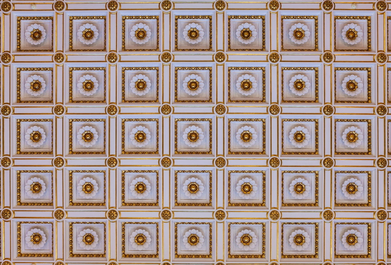 Christiansborg Palace, 2K, Copenhagen, the ceiling
