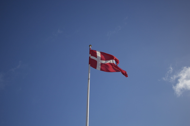 copenhagen, blue, freedom, day, environment, waving, independence, outdoors, cloud - sky, red, pride, national icon, no people, sky, patriotism, denmark