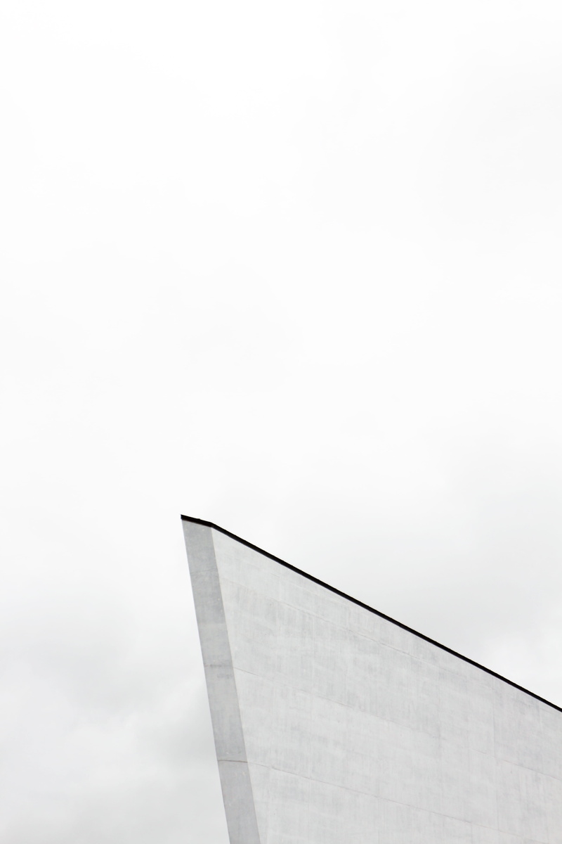 industry, low angle view, arken museum for moderne kunst, ishøj, art, no people, concrete, blank, shadow, minmal architecture, corner, sky, copenhagen