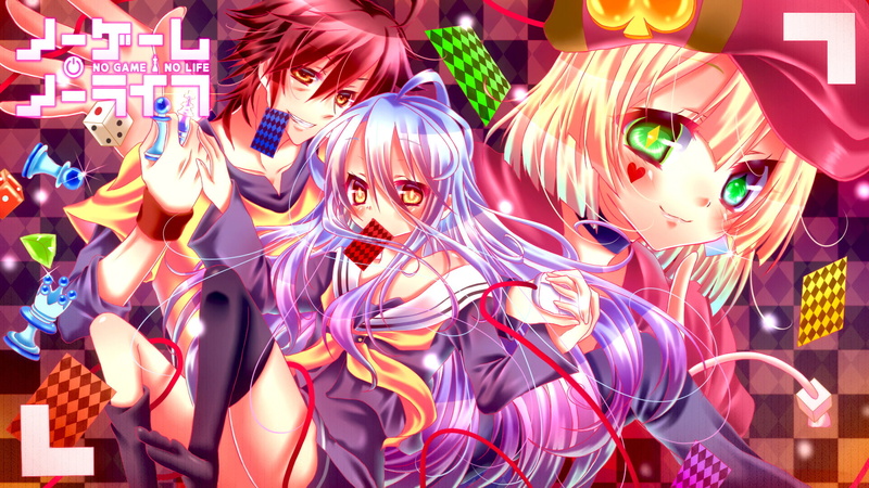Anime, No Game No Life, 1080P, Tet (No Game No Life), Shiro (No Game No Life), Sora (No Game No Life)