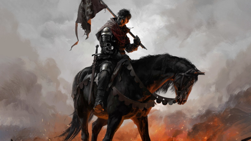 horse, uniform, livestock, nature, smoke - physical structure, horseback riding, one animal, animal wildlife, riding, one person, 4K, weapon, outdoors