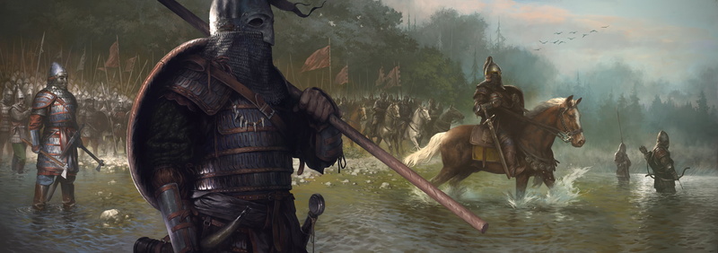 Kingdom Come: Deliverance, knight, horseman, forest, horse, artwork, 4K, warrior, horse riding