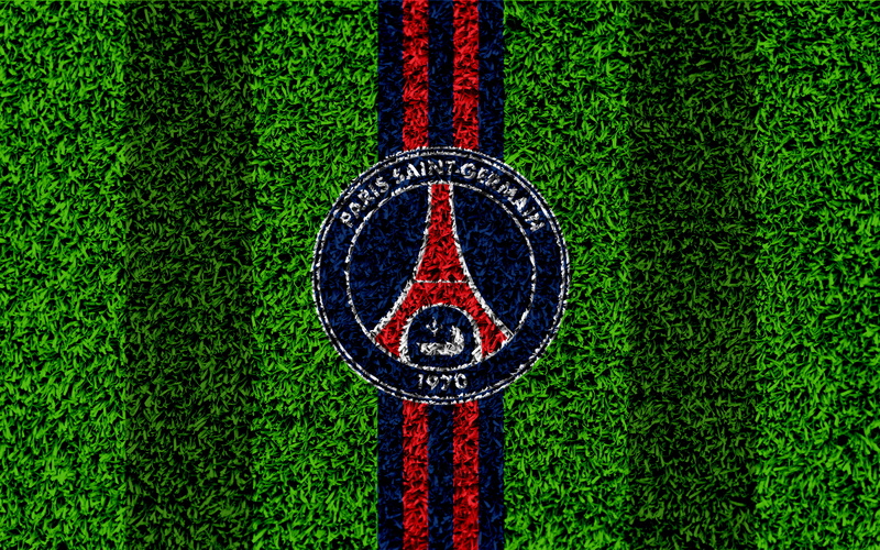 Paris Saint-Germain F.C., Logo, Soccer, 4K