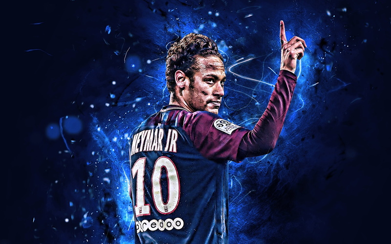Neymar, Brazilian, Soccer, Paris Saint-Germain F.C., 2K