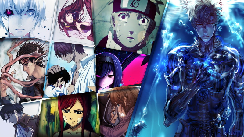 Accel World, representation, market, variation, disguise, for sale, Attack on Titan, sale, Crossover, indoors, large group of objects, piece, Ken Kaneki