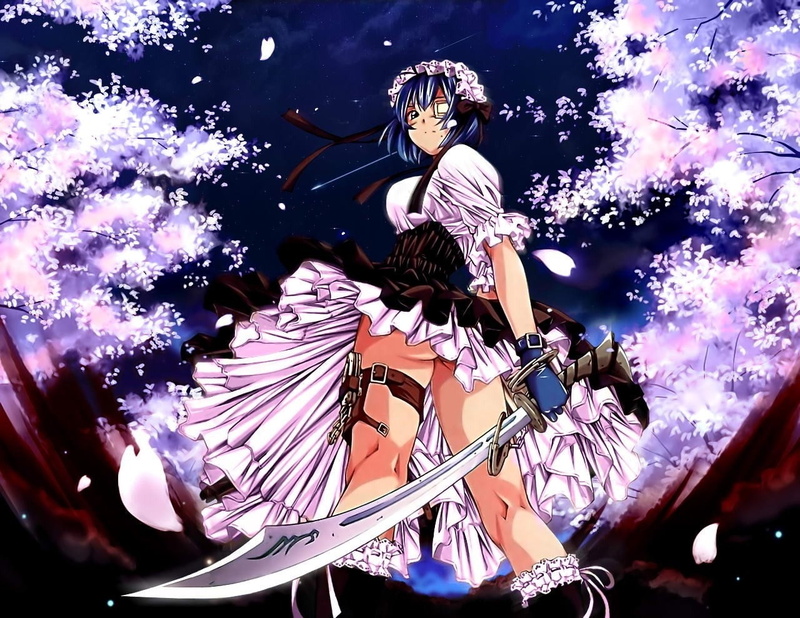 Ikki Tousen, hot, Ryomou Shimei, shimei, ikki, anime, tousen, art, ryomou, 720P, hd
