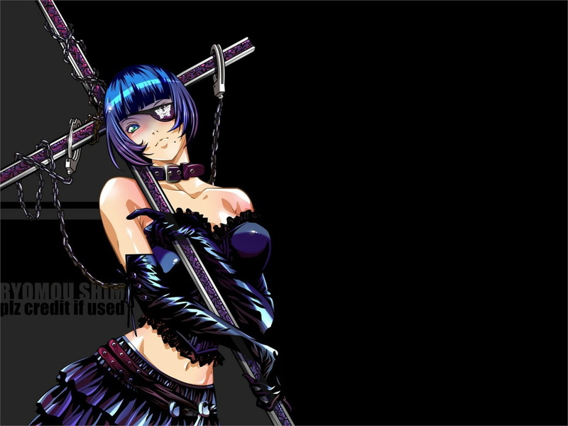 musical equipment, three quarter length, musical instrument, copy space, black background, holding, waist up, guitar, string instrument, stage, ikki tousen
